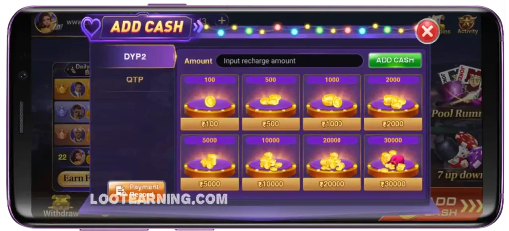 Happy Ace Casino APK Add Money Program